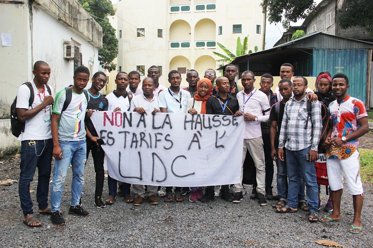 image Affaire des tarifs financiers imposés par l’administration de l’UDC / Accord trouvé entre les étudiants et le gouvernement